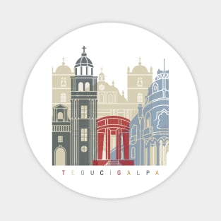 Tegucigalpa skyline poster Magnet